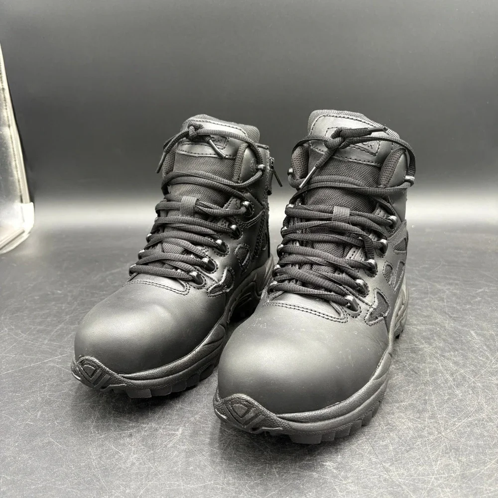 Reebok Work Rapid Response Black Composite Toe Tactical Boots Men 5 Women 7